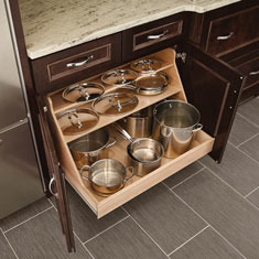 Base Pots and Pans Roll Out Organizer