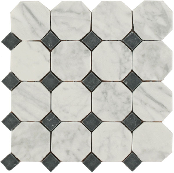 Maniscalco Octagon-Bianco Carrara Nero F574T